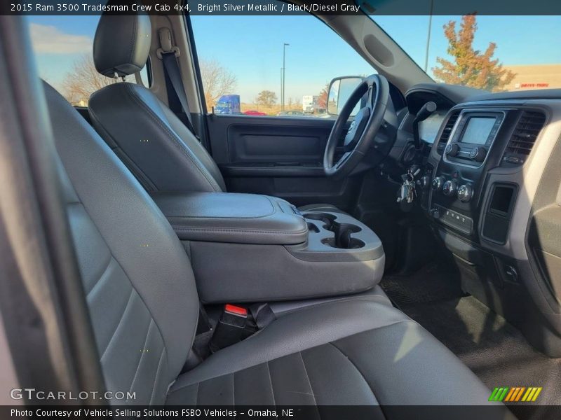 Front Seat of 2015 3500 Tradesman Crew Cab 4x4