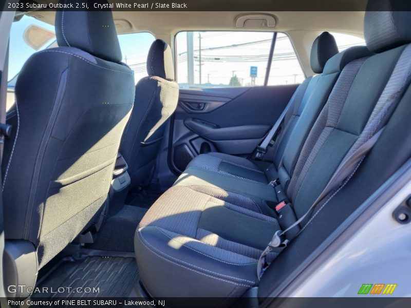 Crystal White Pearl / Slate Black 2023 Subaru Outback 2.5i