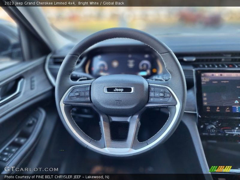 Bright White / Global Black 2023 Jeep Grand Cherokee Limited 4x4