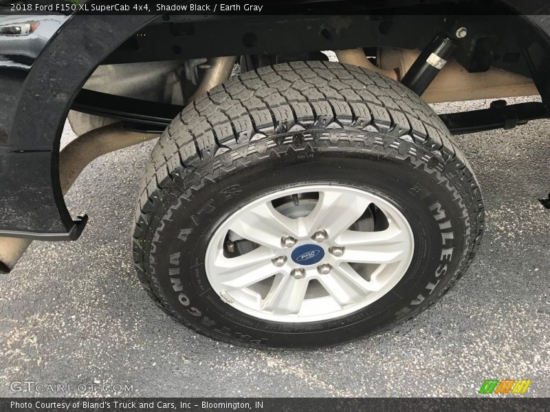 Shadow Black / Earth Gray 2018 Ford F150 XL SuperCab 4x4