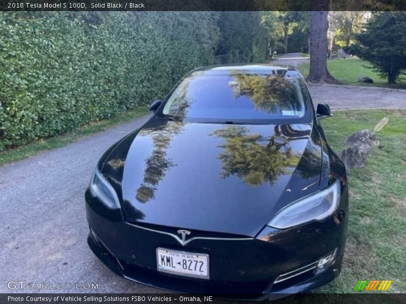 Solid Black / Black 2018 Tesla Model S 100D