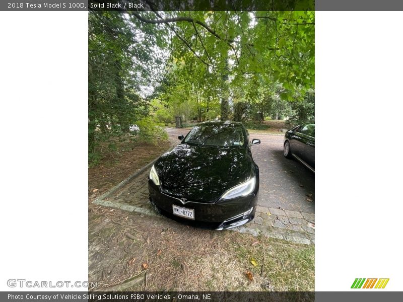 Solid Black / Black 2018 Tesla Model S 100D