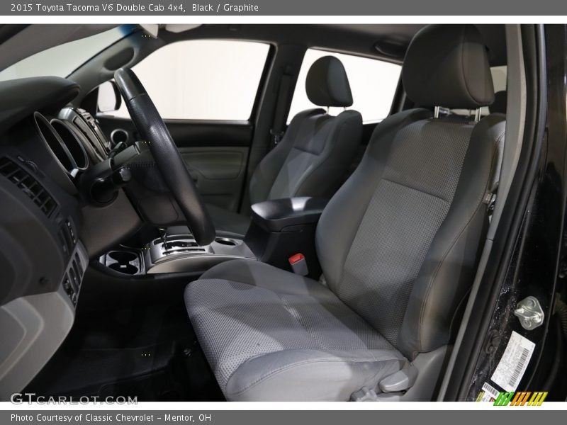 Black / Graphite 2015 Toyota Tacoma V6 Double Cab 4x4