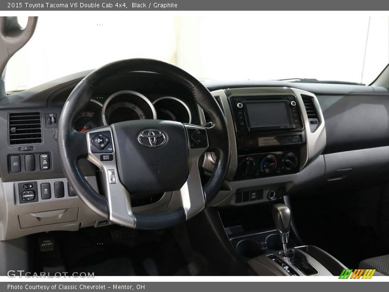 Black / Graphite 2015 Toyota Tacoma V6 Double Cab 4x4