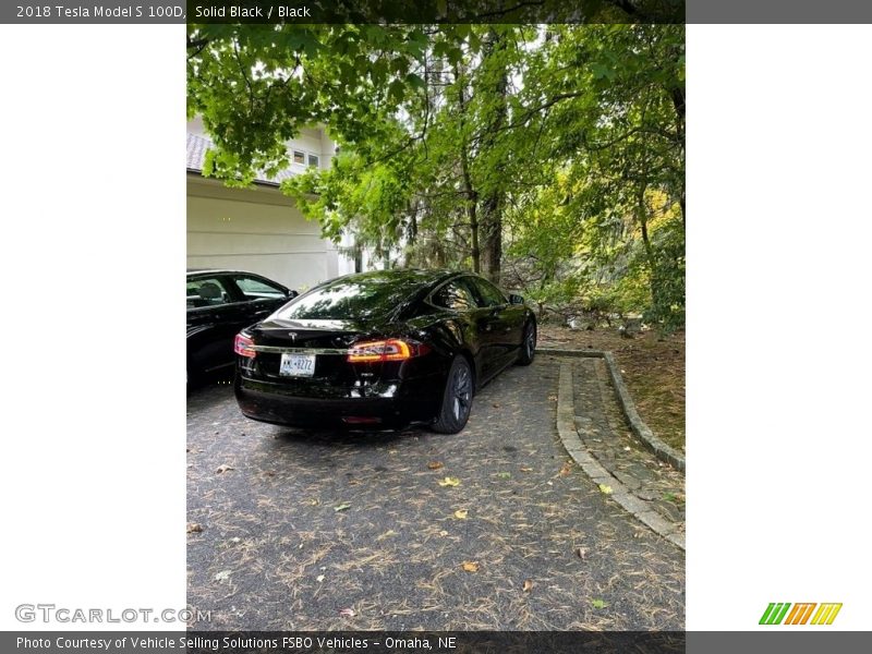 Solid Black / Black 2018 Tesla Model S 100D