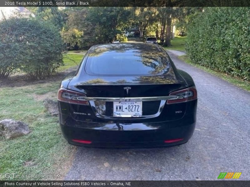 Solid Black / Black 2018 Tesla Model S 100D