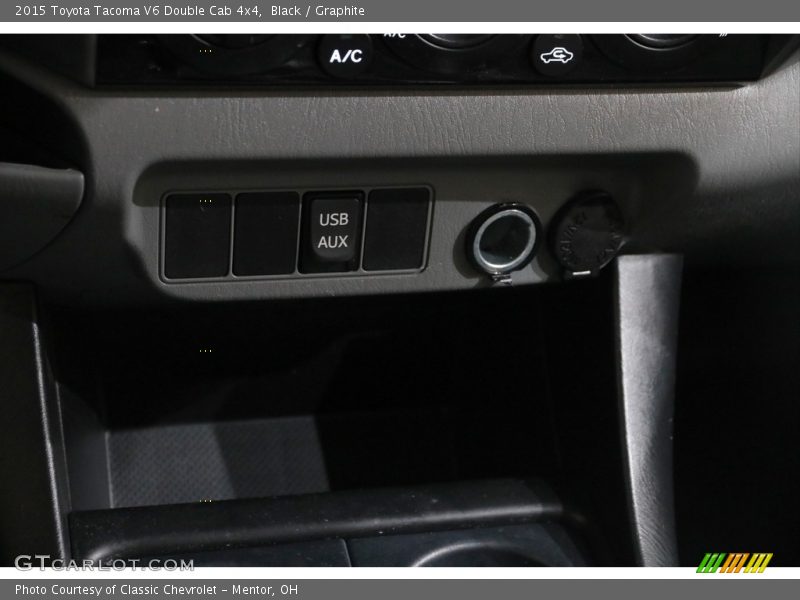Black / Graphite 2015 Toyota Tacoma V6 Double Cab 4x4