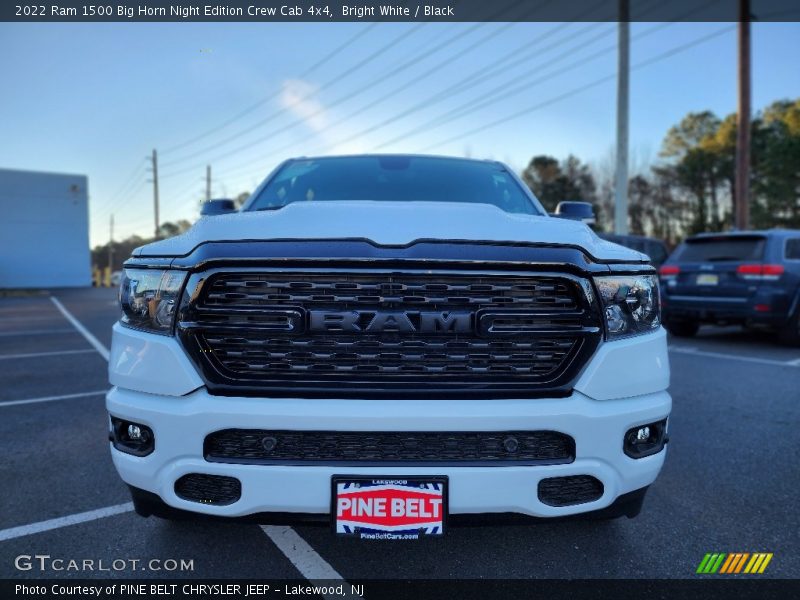 Bright White / Black 2022 Ram 1500 Big Horn Night Edition Crew Cab 4x4