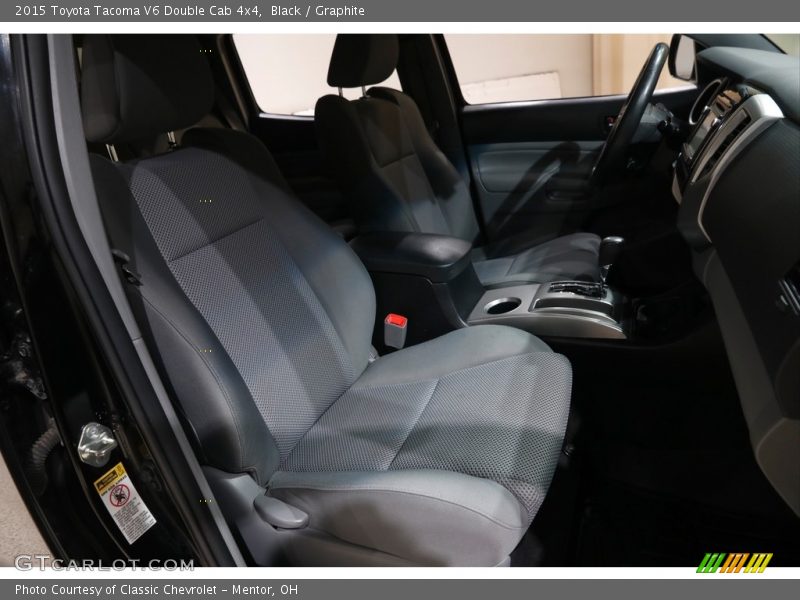 Black / Graphite 2015 Toyota Tacoma V6 Double Cab 4x4