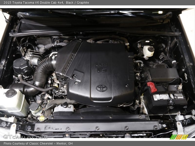 Black / Graphite 2015 Toyota Tacoma V6 Double Cab 4x4