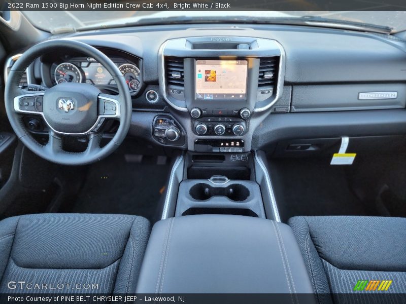  2022 1500 Big Horn Night Edition Crew Cab 4x4 Black Interior