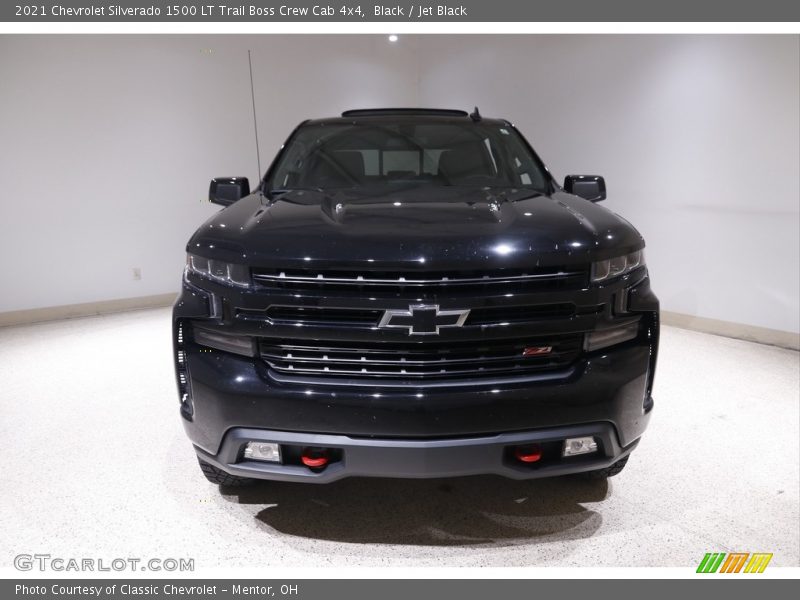Black / Jet Black 2021 Chevrolet Silverado 1500 LT Trail Boss Crew Cab 4x4