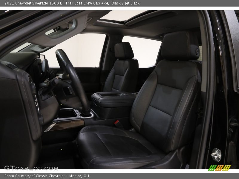 Black / Jet Black 2021 Chevrolet Silverado 1500 LT Trail Boss Crew Cab 4x4