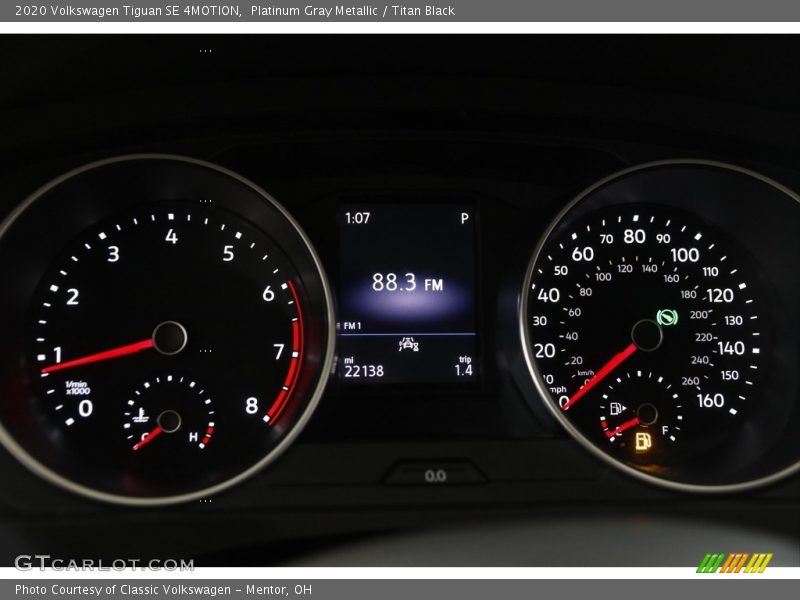  2020 Tiguan SE 4MOTION SE 4MOTION Gauges