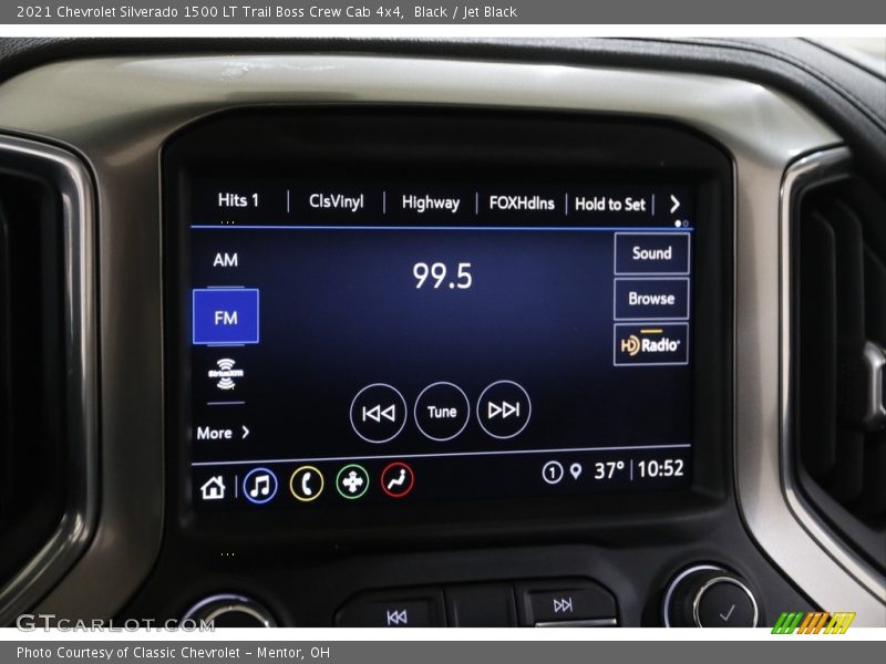 Black / Jet Black 2021 Chevrolet Silverado 1500 LT Trail Boss Crew Cab 4x4