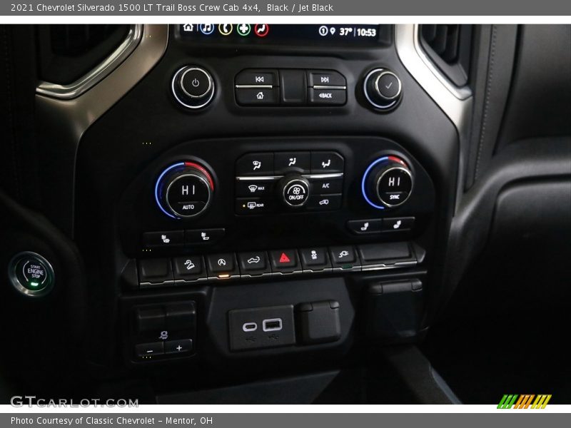 Controls of 2021 Silverado 1500 LT Trail Boss Crew Cab 4x4