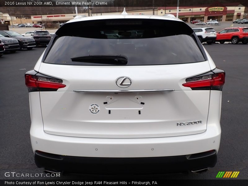 Eminent White Pearl / Creme 2016 Lexus NX 200t AWD