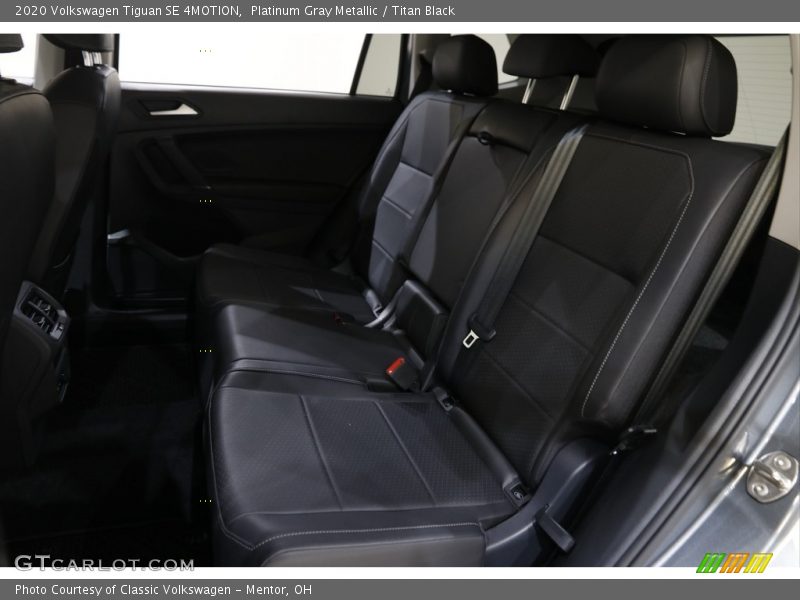 Rear Seat of 2020 Tiguan SE 4MOTION
