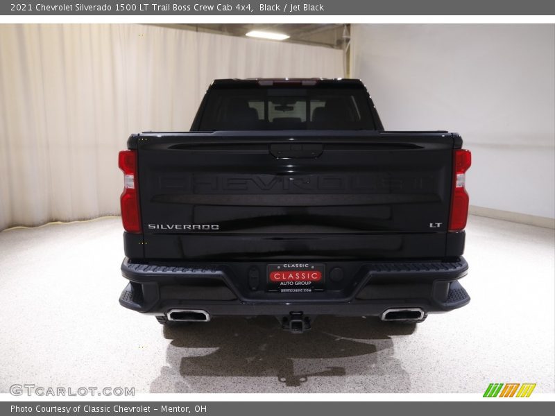 Black / Jet Black 2021 Chevrolet Silverado 1500 LT Trail Boss Crew Cab 4x4