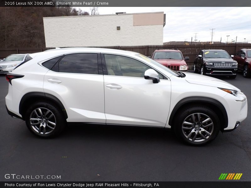 Eminent White Pearl / Creme 2016 Lexus NX 200t AWD