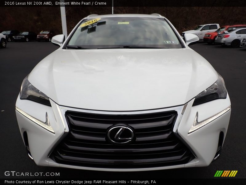 Eminent White Pearl / Creme 2016 Lexus NX 200t AWD
