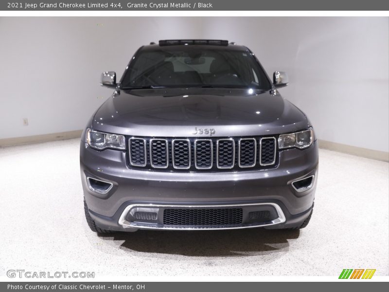 Granite Crystal Metallic / Black 2021 Jeep Grand Cherokee Limited 4x4