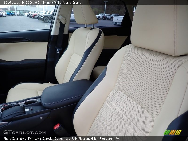 Eminent White Pearl / Creme 2016 Lexus NX 200t AWD