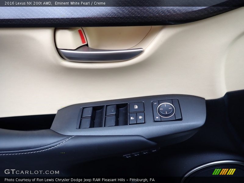 Eminent White Pearl / Creme 2016 Lexus NX 200t AWD