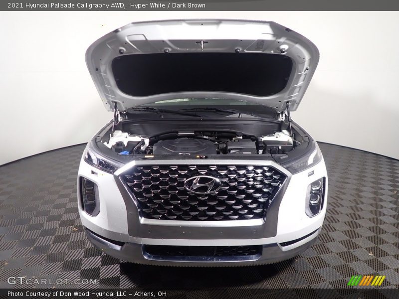 Hyper White / Dark Brown 2021 Hyundai Palisade Calligraphy AWD