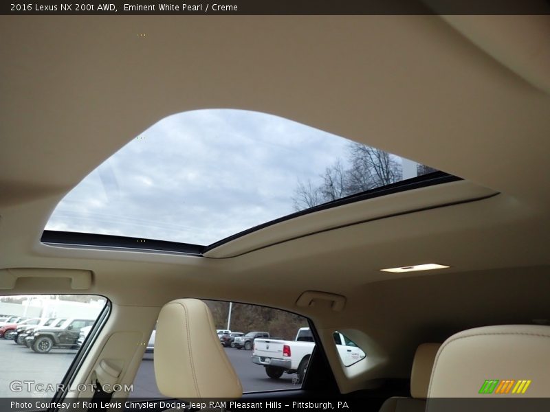 Eminent White Pearl / Creme 2016 Lexus NX 200t AWD