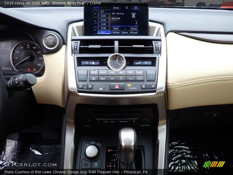 Eminent White Pearl / Creme 2016 Lexus NX 200t AWD
