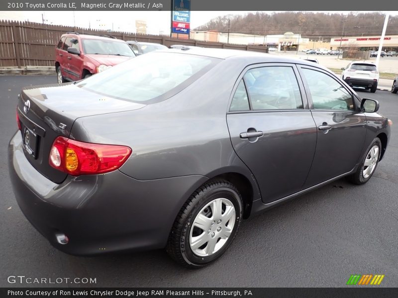 Magnetic Gray Metallic / Ash 2010 Toyota Corolla LE