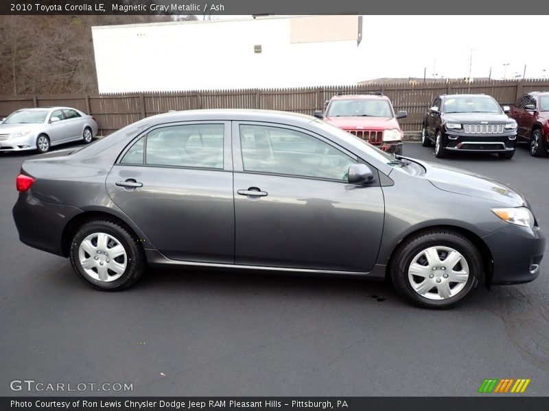 Magnetic Gray Metallic / Ash 2010 Toyota Corolla LE