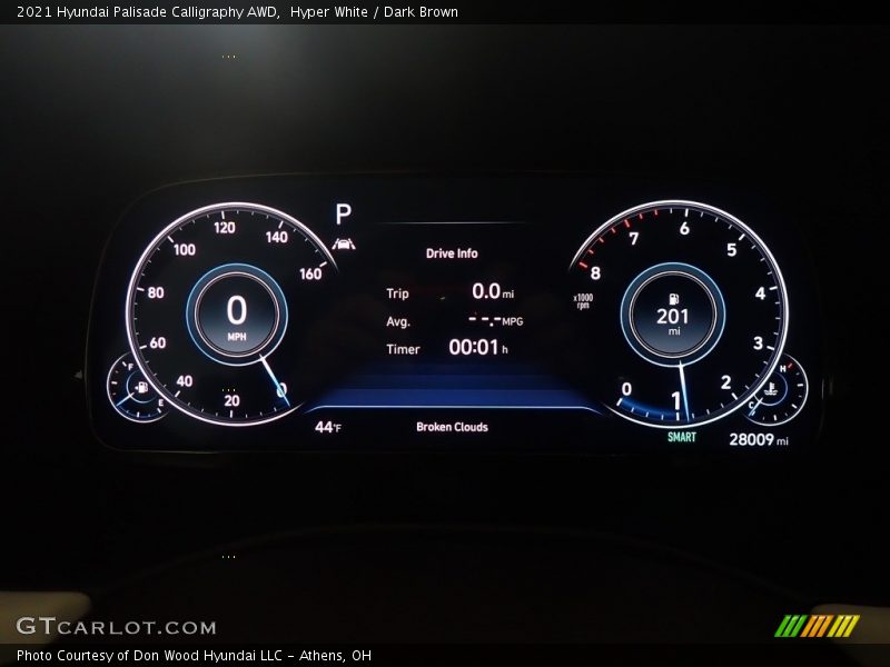 Hyper White / Dark Brown 2021 Hyundai Palisade Calligraphy AWD