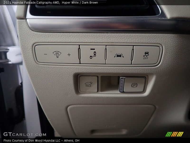 Hyper White / Dark Brown 2021 Hyundai Palisade Calligraphy AWD