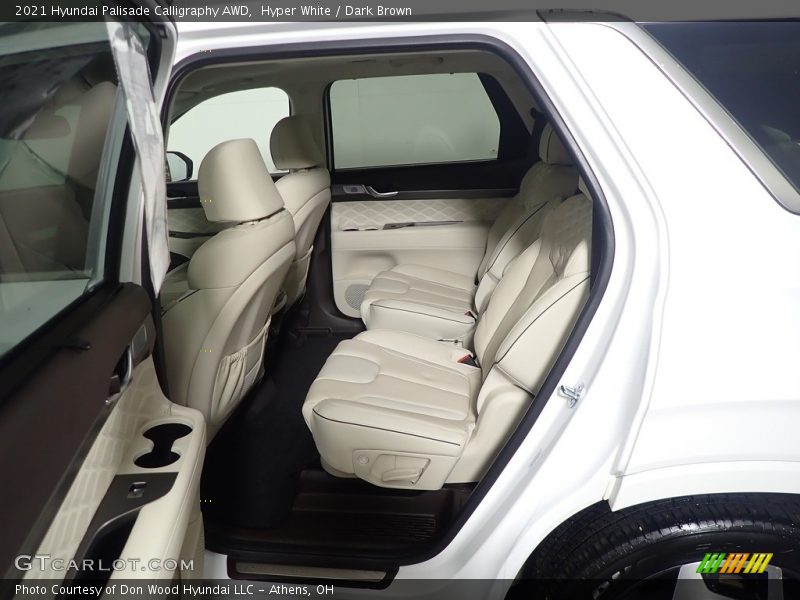 Hyper White / Dark Brown 2021 Hyundai Palisade Calligraphy AWD
