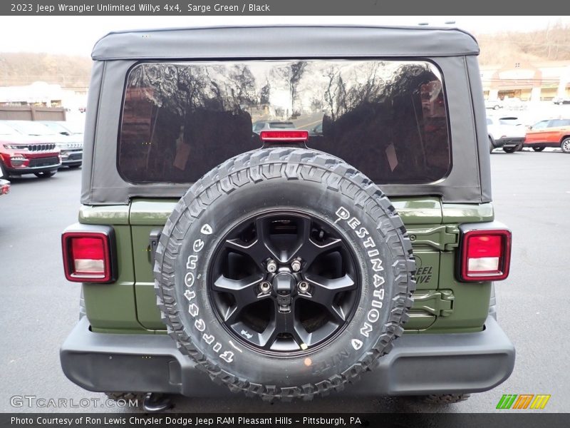 Sarge Green / Black 2023 Jeep Wrangler Unlimited Willys 4x4