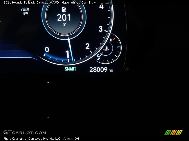 Hyper White / Dark Brown 2021 Hyundai Palisade Calligraphy AWD