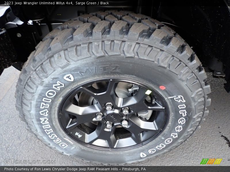 Sarge Green / Black 2023 Jeep Wrangler Unlimited Willys 4x4