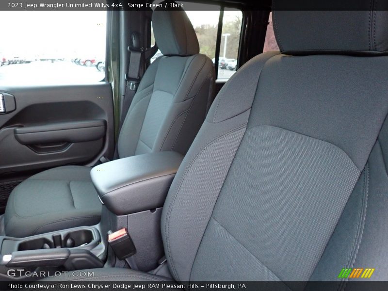Sarge Green / Black 2023 Jeep Wrangler Unlimited Willys 4x4