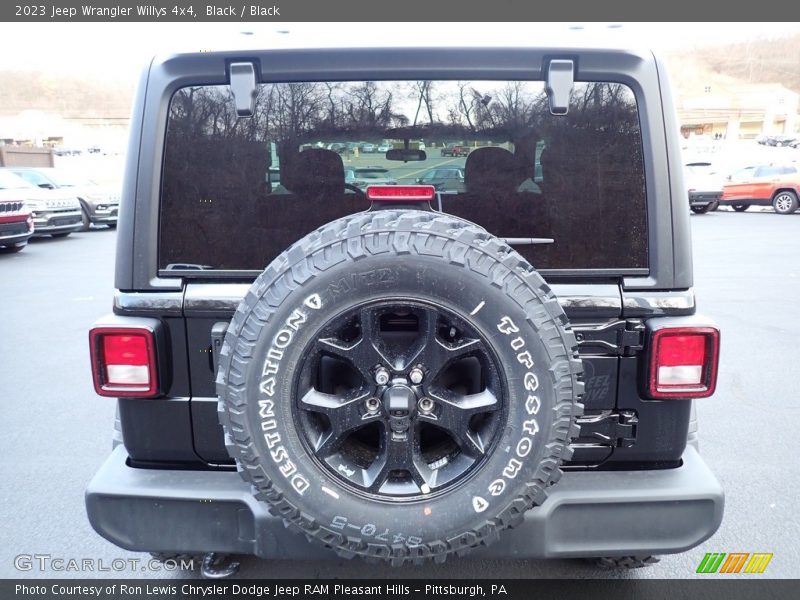 Black / Black 2023 Jeep Wrangler Willys 4x4