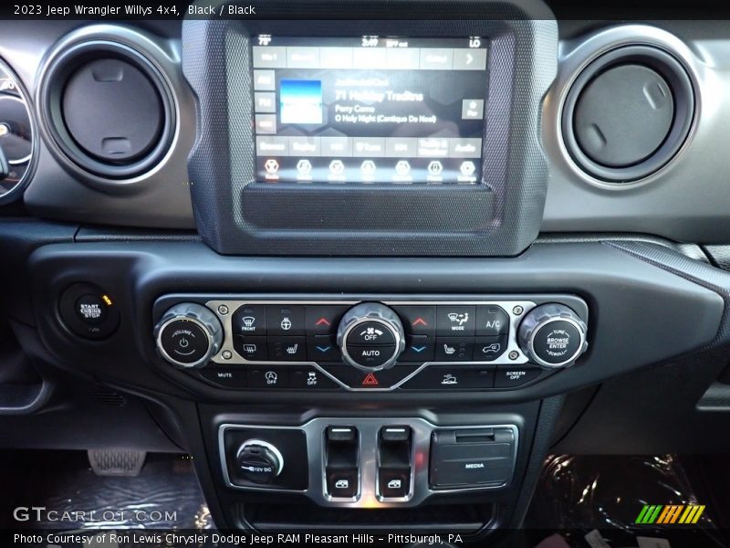 Black / Black 2023 Jeep Wrangler Willys 4x4