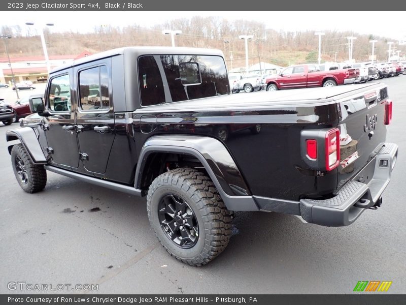 Black / Black 2023 Jeep Gladiator Sport 4x4