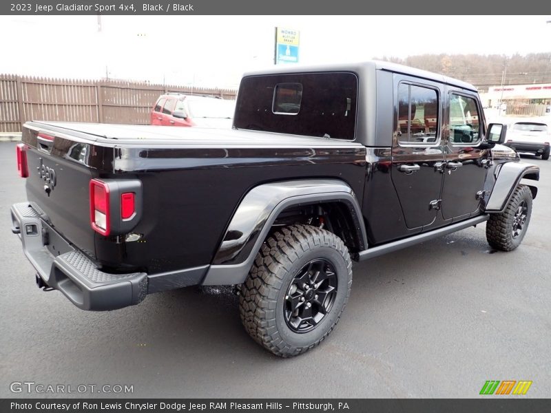 Black / Black 2023 Jeep Gladiator Sport 4x4