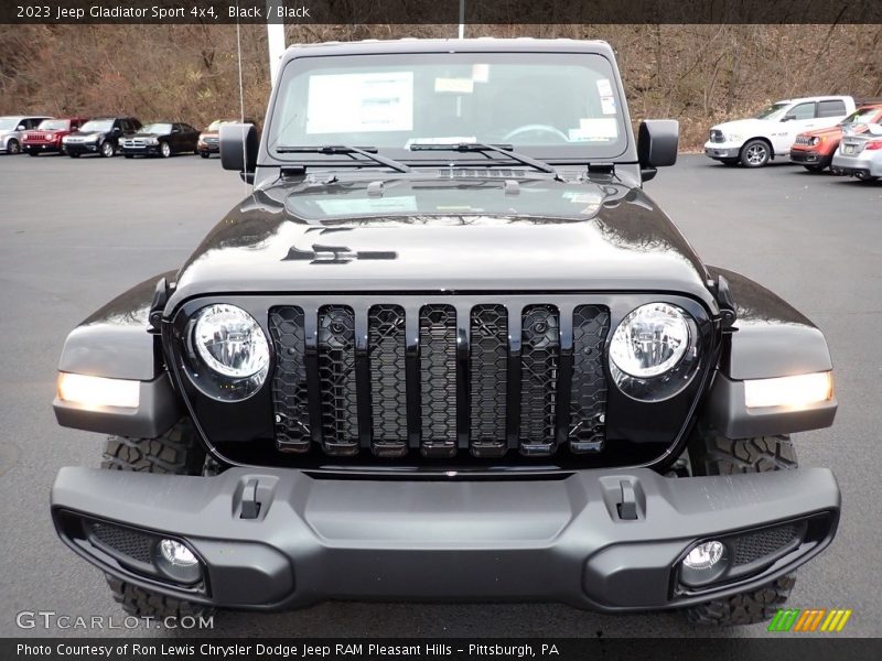 Black / Black 2023 Jeep Gladiator Sport 4x4