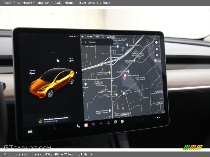 Midnight Silver Metallic / Black 2022 Tesla Model Y Long Range AWD