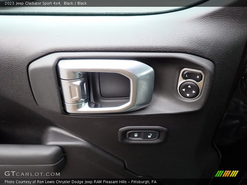 Black / Black 2023 Jeep Gladiator Sport 4x4