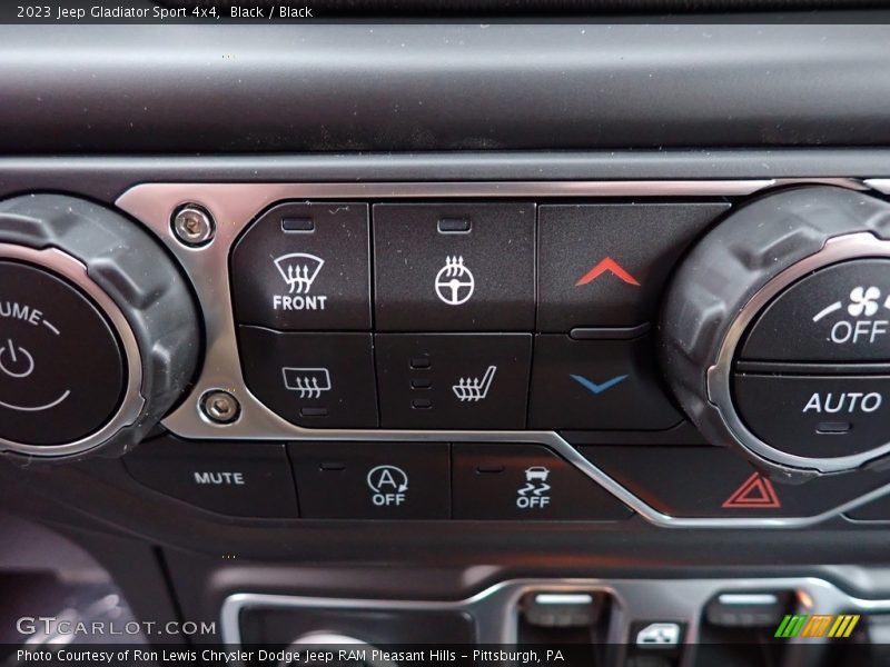 Black / Black 2023 Jeep Gladiator Sport 4x4