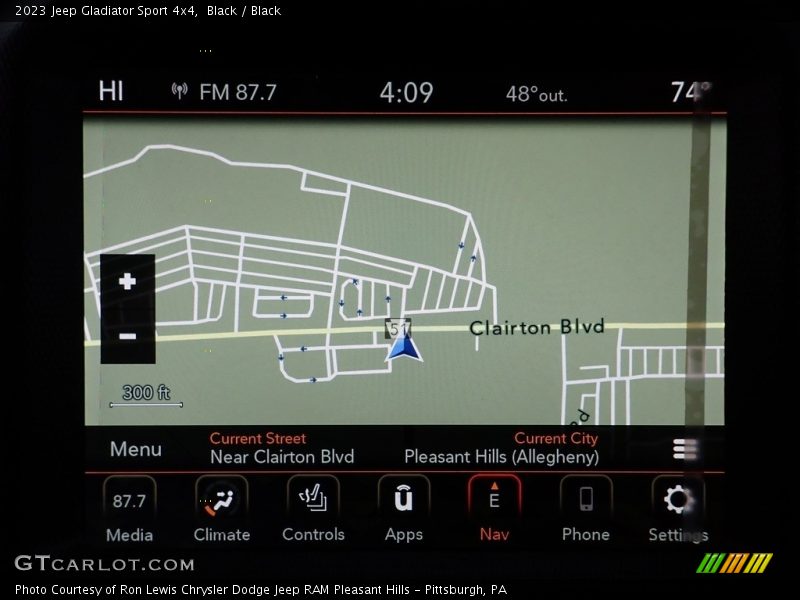 Black / Black 2023 Jeep Gladiator Sport 4x4