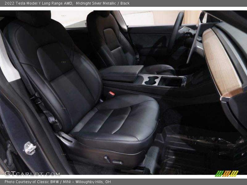Midnight Silver Metallic / Black 2022 Tesla Model Y Long Range AWD